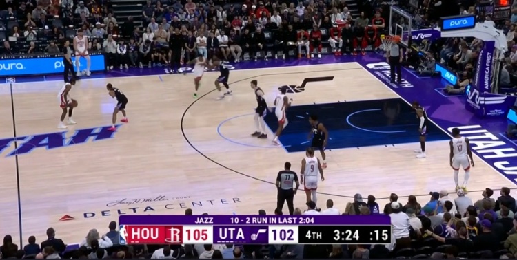 奮起直追！爵士2分鐘內外開花打出10-2的攻擊波迅速迫近比分