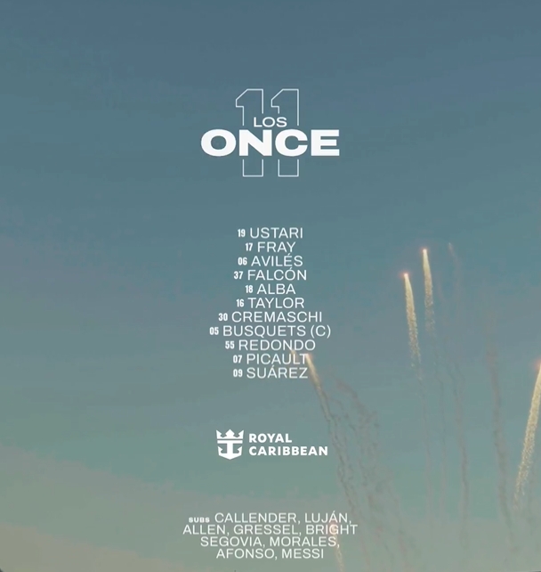 邁阿密vs費(fèi)城聯(lián)合首發(fā)：梅西替補(bǔ)，蘇亞雷斯、布斯克茨先發(fā)