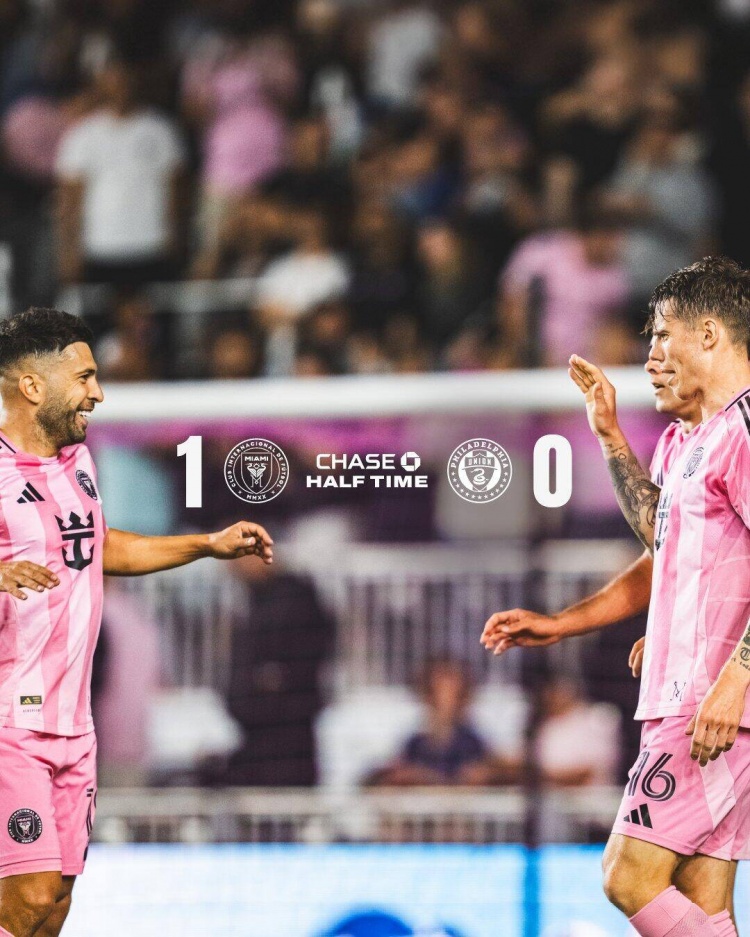 半場-泰勒破門克雷馬斯基助攻皮考特中框 邁阿密國際1-0費城聯合
