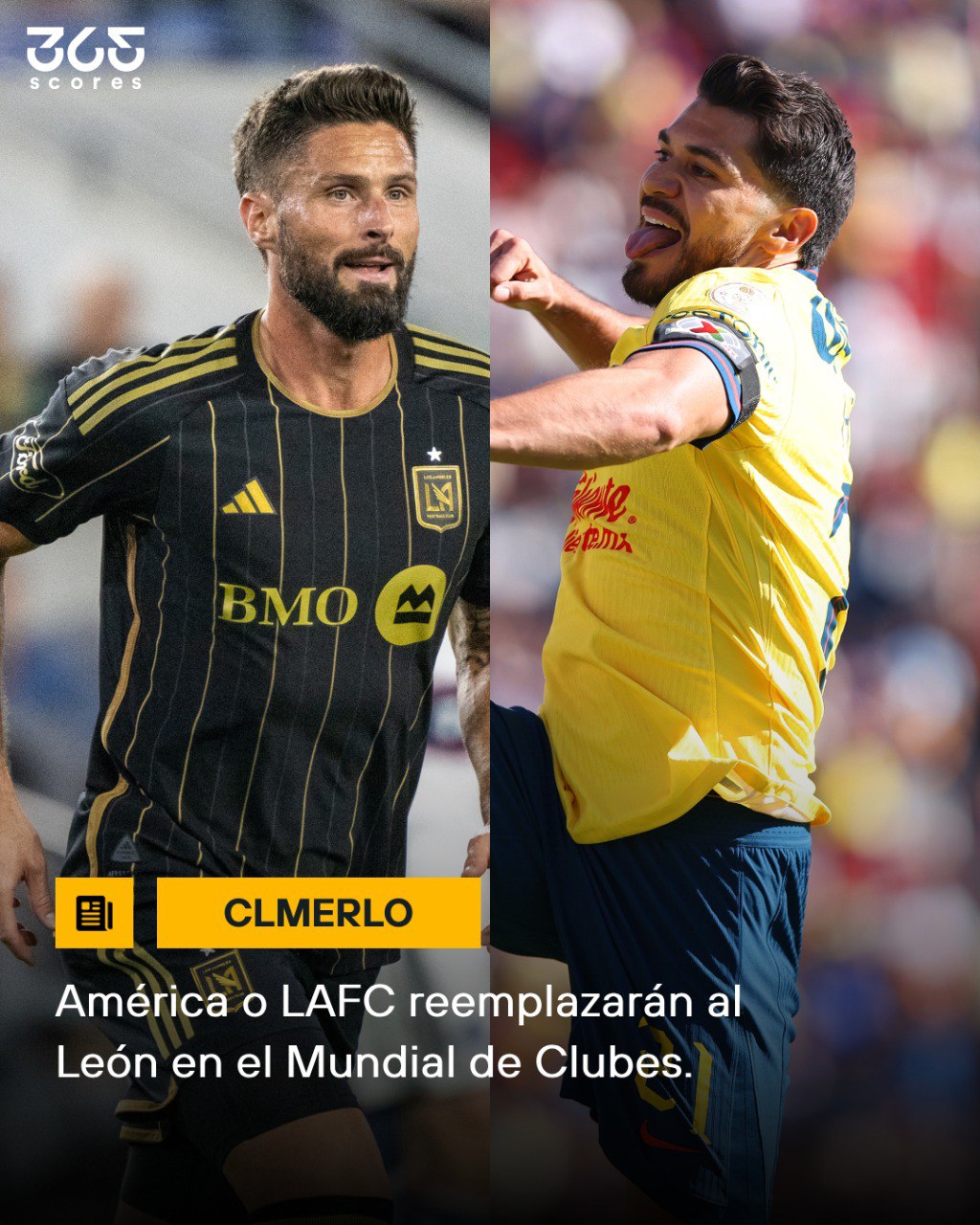 吉魯戰舊主？記者：洛杉磯FC將對陣墨西哥美洲，爭奪世俱杯資格