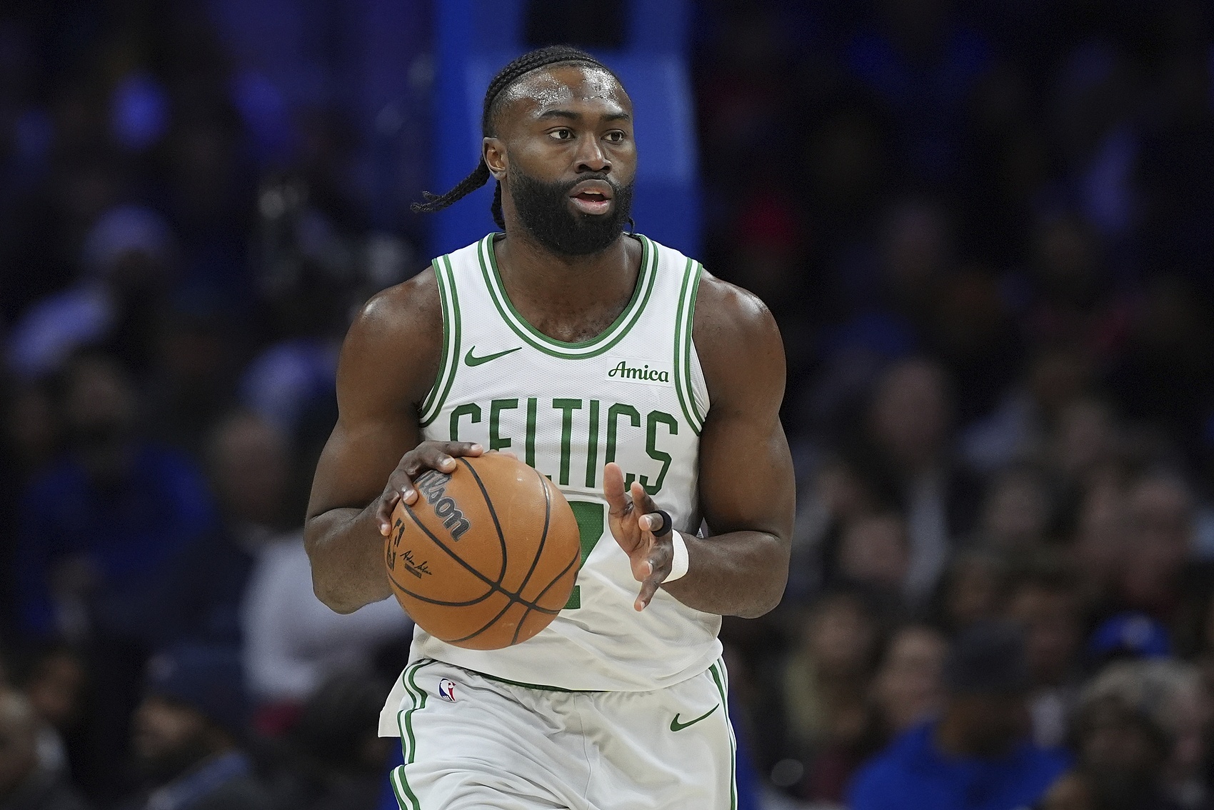 杰倫-布朗本賽季出戰59場 距65場評選標準還差6場&常規賽只剩7場